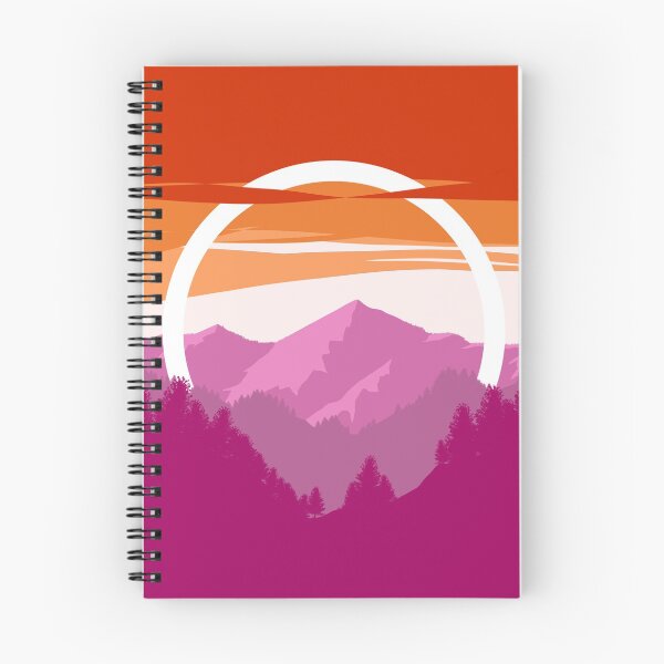 Item preview, Pride Mountain (Subtle Lesbian Pride Flag Design) designed and sold by Albrithr.
