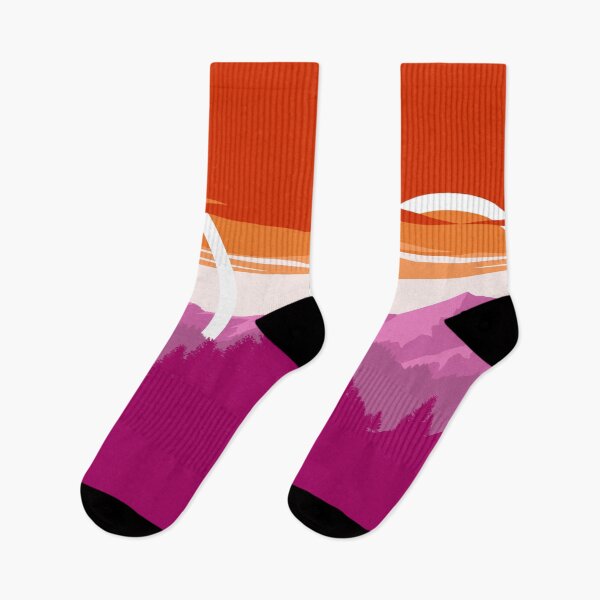 Item preview, Pride Mountain (Subtle Lesbian Pride Flag Design) designed and sold by Albrithr.