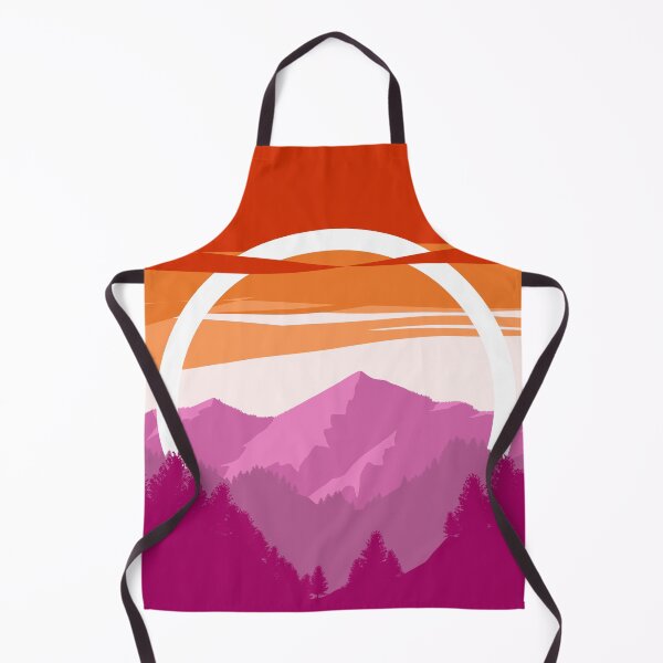 Item preview, Pride Mountain (Subtle Lesbian Pride Flag Design) designed and sold by Albrithr.