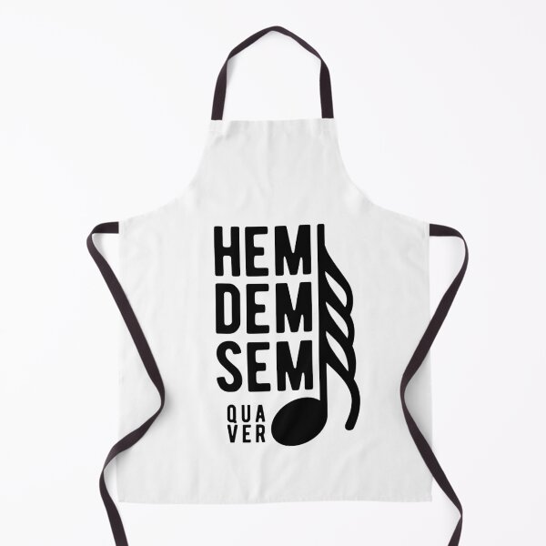 Item preview, HemiDemiSemiQuaver - 64th Note (black text) designed and sold by Kendall Anderson.