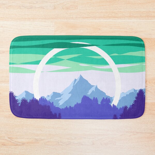 Item preview, Pride Mountain (Subtle Gay Pride Flag Design) designed and sold by Albrithr.