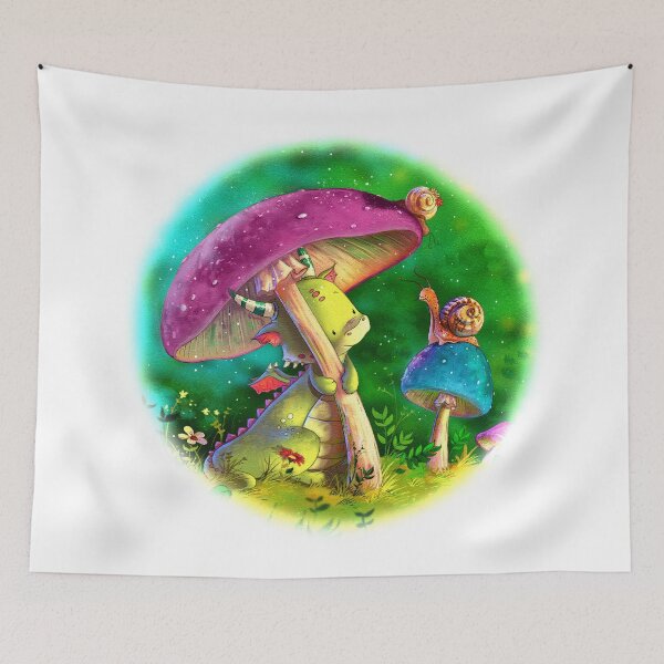Item preview, Dragon With Snail designed and sold by leehollandart.