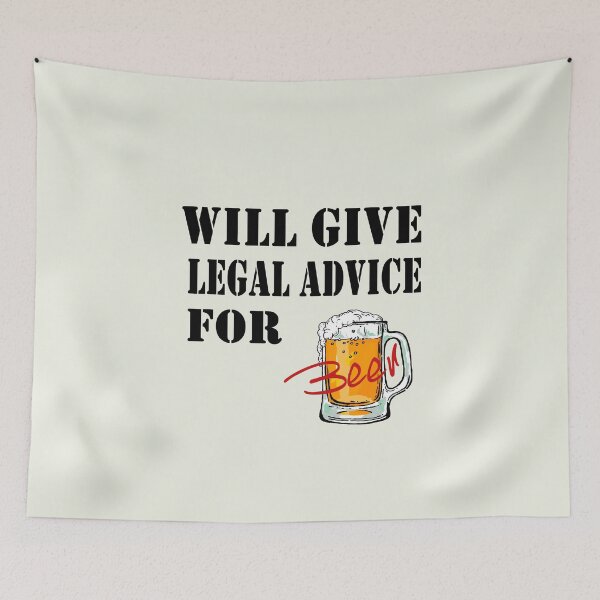 Item preview, Lawyer Fashion | Will give Legal Advice for Beer designed and sold by Burachonak-art.
