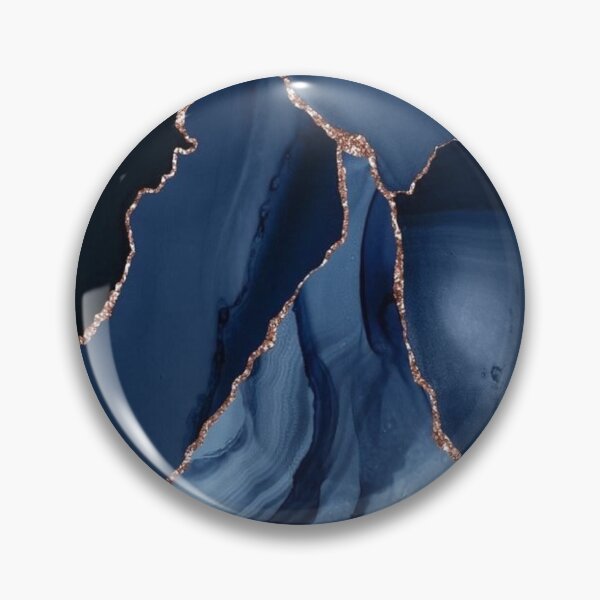 Item preview, Luxurious Navy and Deep Blue and Rose Gold Shimmer  designed and sold by aartidote.