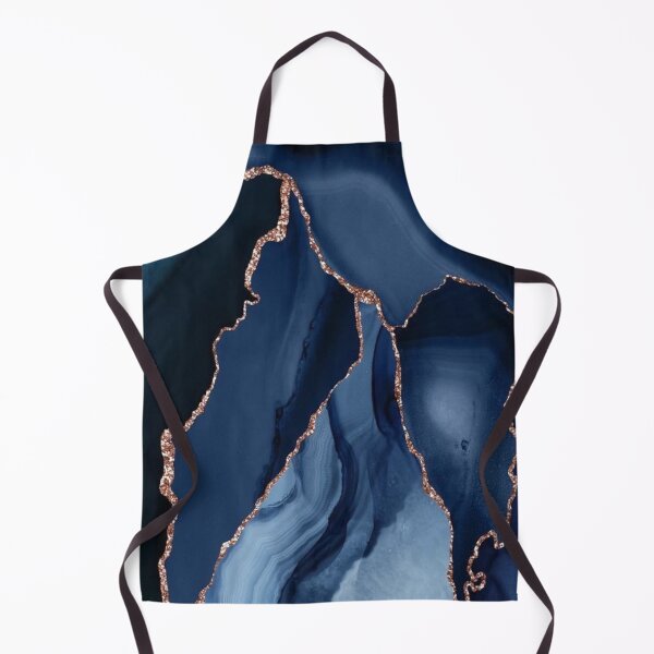 Item preview, Luxurious Navy and Deep Blue and Rose Gold Shimmer  designed and sold by aartidote.
