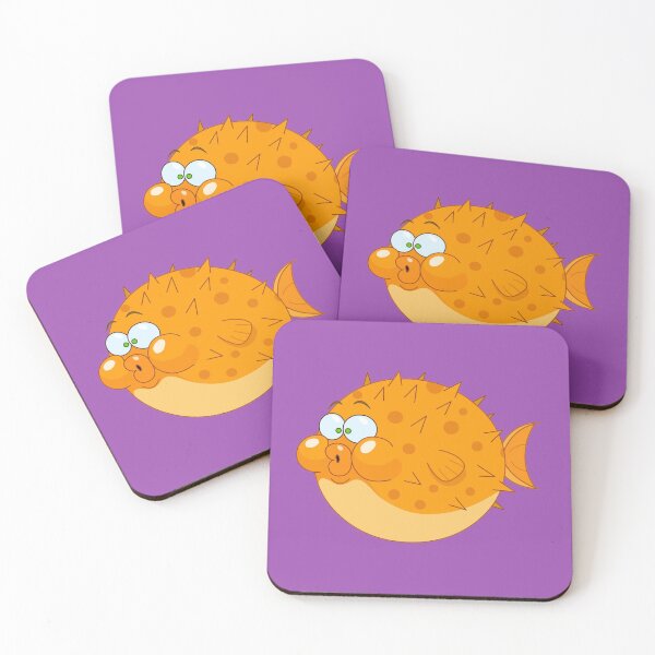 Item preview, Cartoon Blowfish Pufferfish  designed and sold by Yael Weiss.