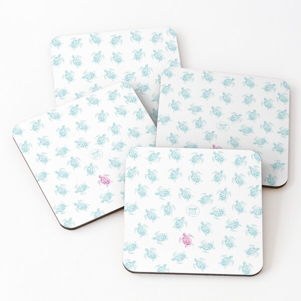 Item preview, Turtle Mania white designed and sold by Marina Germain.