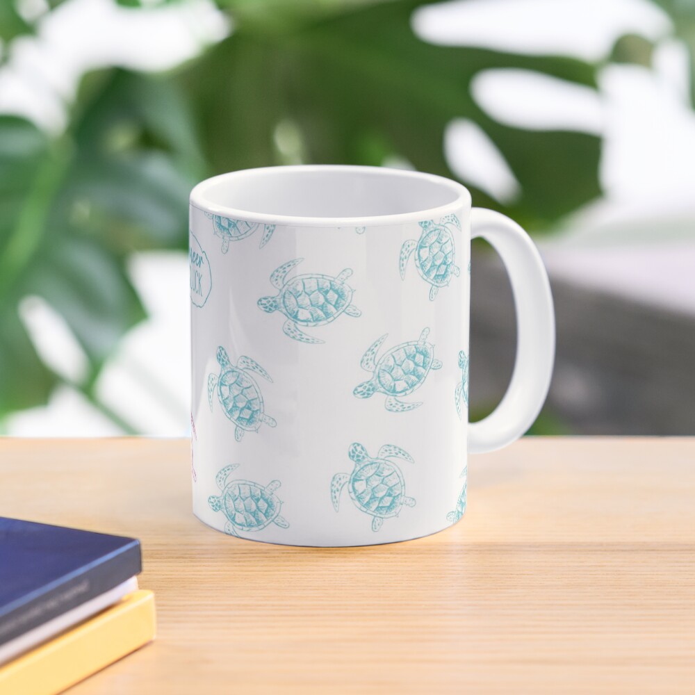 Turtle Mania white Tasse