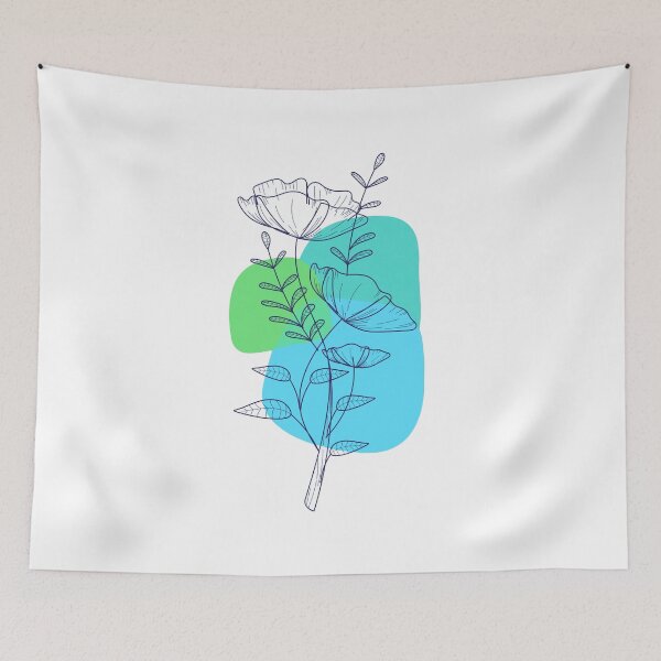 Item preview, minimal floral art designed and sold by MallsD.
