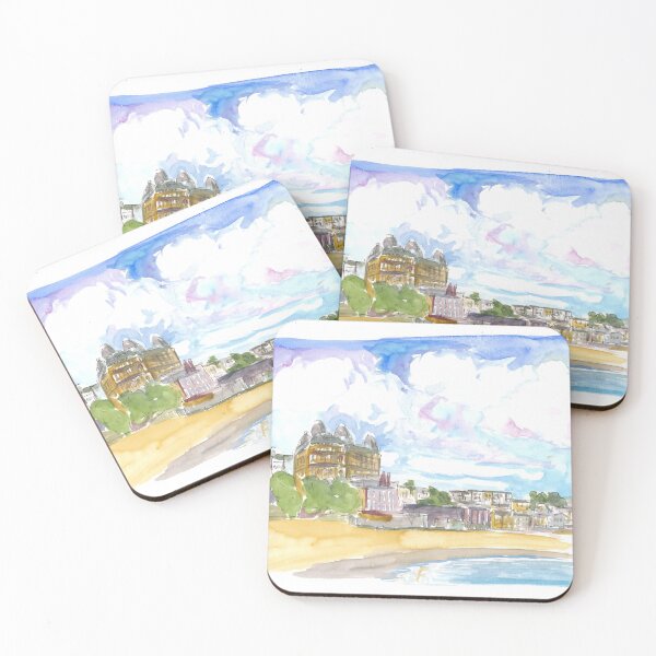 Item preview, Scarborough North Yorkshire UK Bay And Beach designed and sold by artshop77.