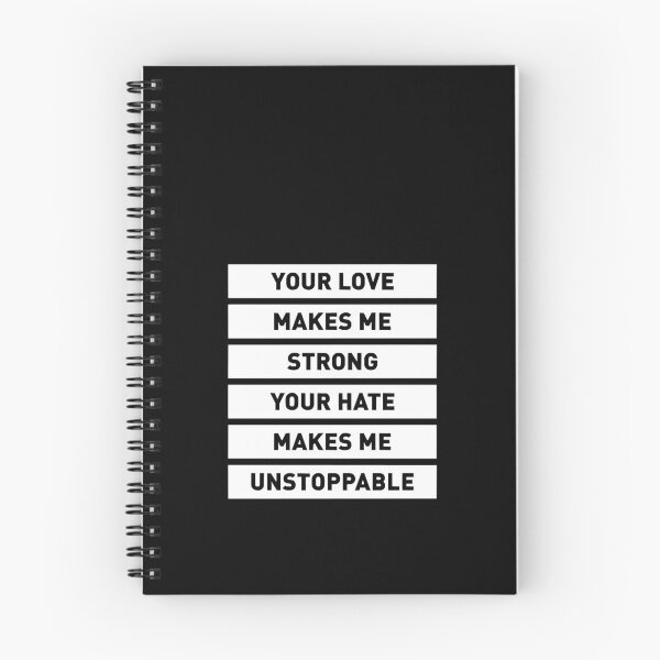 Item preview, Your Love Makes Me Strong! Your Hate Makes Me Unstoppable (White) iPhone Case & Cover| Cr7 gift designed and sold by cr7phonecase.
