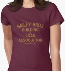 Bailey Brothers Gebäude und Darlehen Tailliertes T-Shirt für Frauen