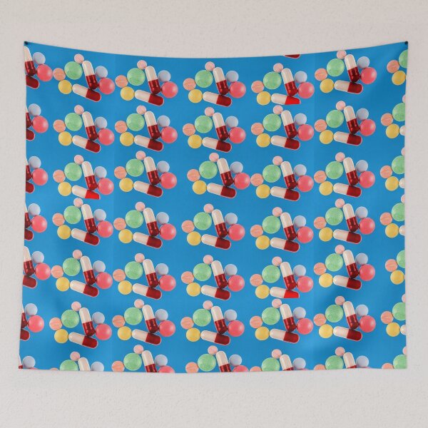 Item preview, pharmacyst design on a blue fond designed and sold by Mariocii.