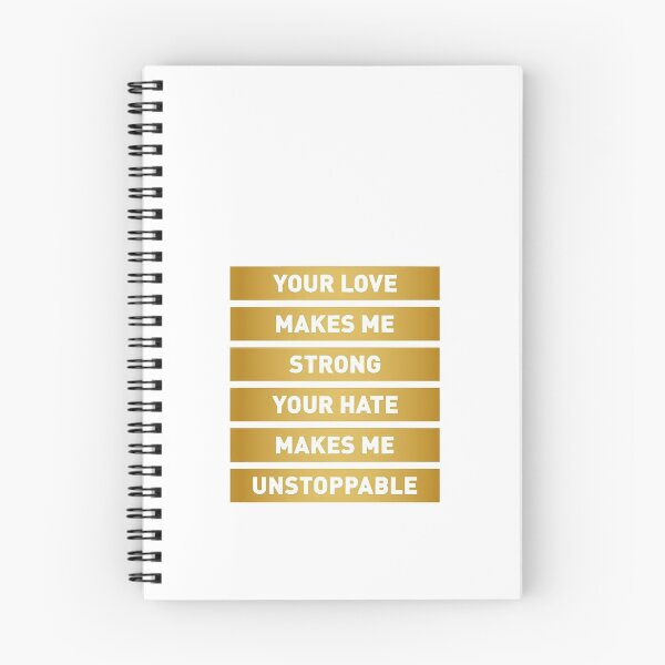 Item preview, Your Love Makes Me Strong! Your Hate Makes Me Unstoppable (Gold Edition) iPhone Case & Cover| Cr7 gift designed and sold by cr7phonecase.