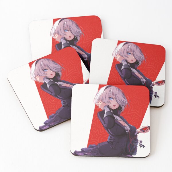 Artikelvorschau, 2B Schulmädchen | NieR X Persona 5 entworfen und verkauft von Mitsu-art.