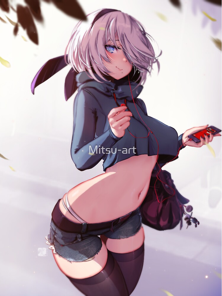 2B Schoolgirl comfy | NieR X Persona 5 by Mitsu-art