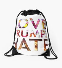 Love Trumps Hate 2016 Drawstring Bag