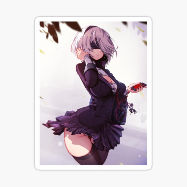 2B Schoolgirl | NieR X Persona 5 Sticker