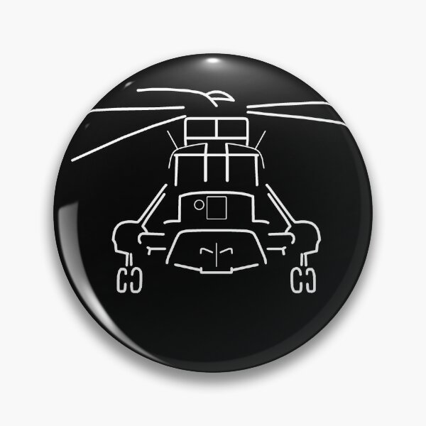 Item preview, Westland Sea King classic helicopter white outline graphic designed and sold by soitwouldseem.