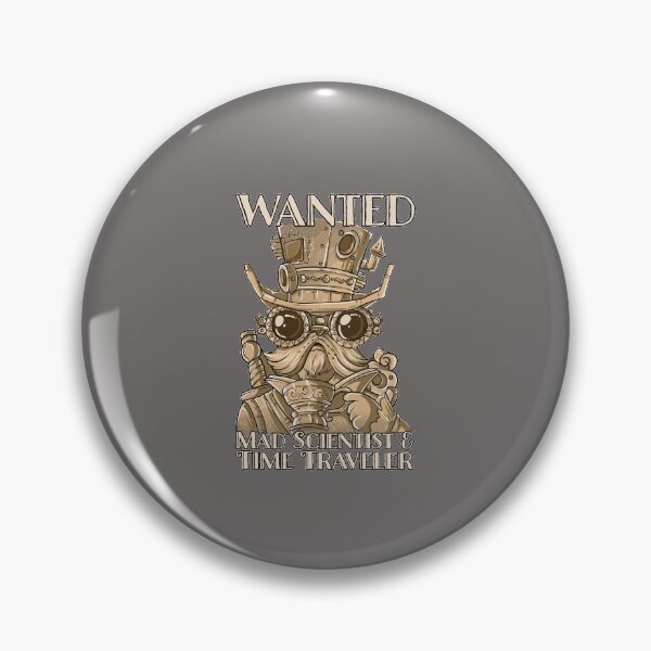 Item preview, Wanted mad scientist & time traveler Steampunk designed and sold by FalkDania.