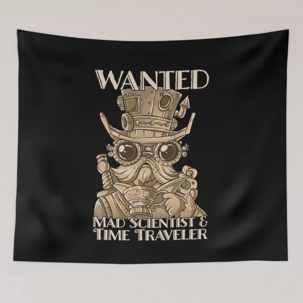 Item preview, Wanted mad scientist & time traveler Steampunk designed and sold by FalkDania.