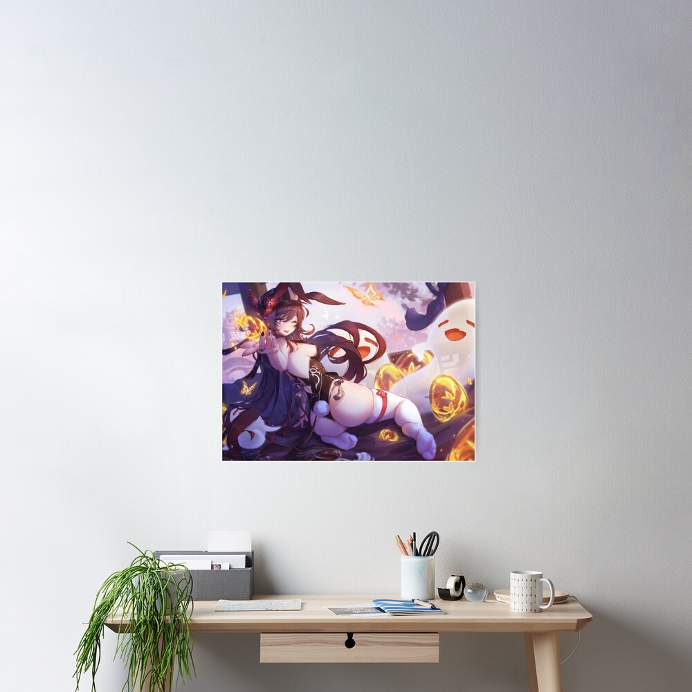 HuTao Bunny | Genshin Girls Poster