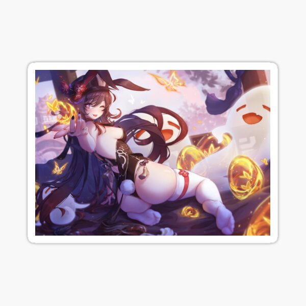 HuTao Bunny | Genshin Girls Sticker