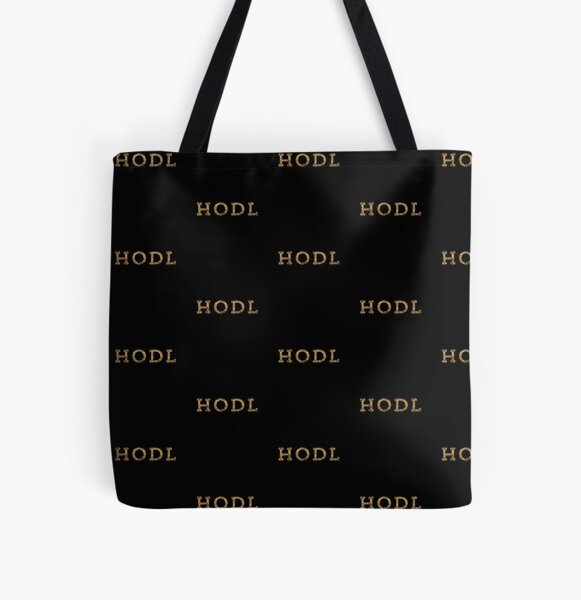 HODL Your Crypto All Over Print Tote Bag