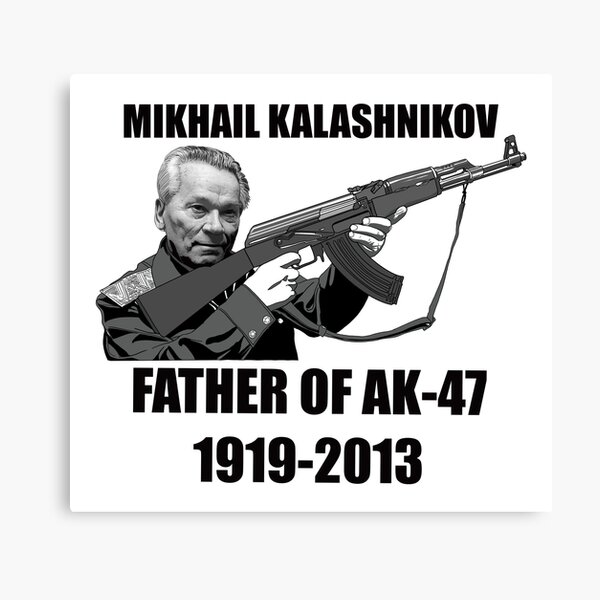 Mikhail Kalashnikov- Father of AK-47 (1919-2013) Canvas Print