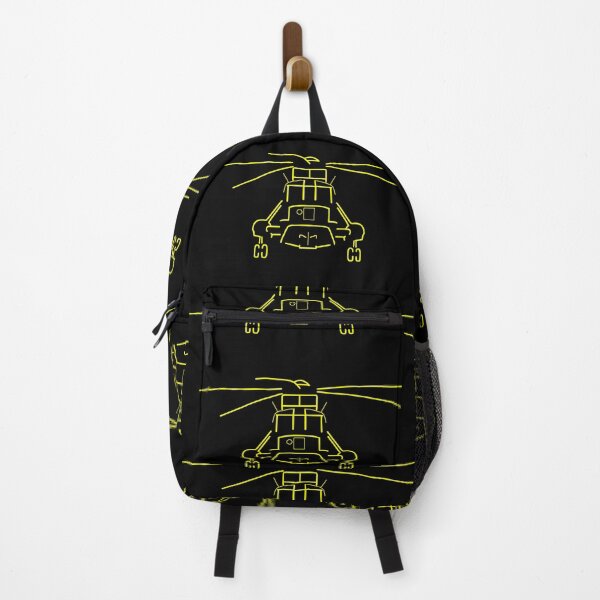 Item preview, Westland Sea King classic helicopter yellow outline graphic designed and sold by soitwouldseem.