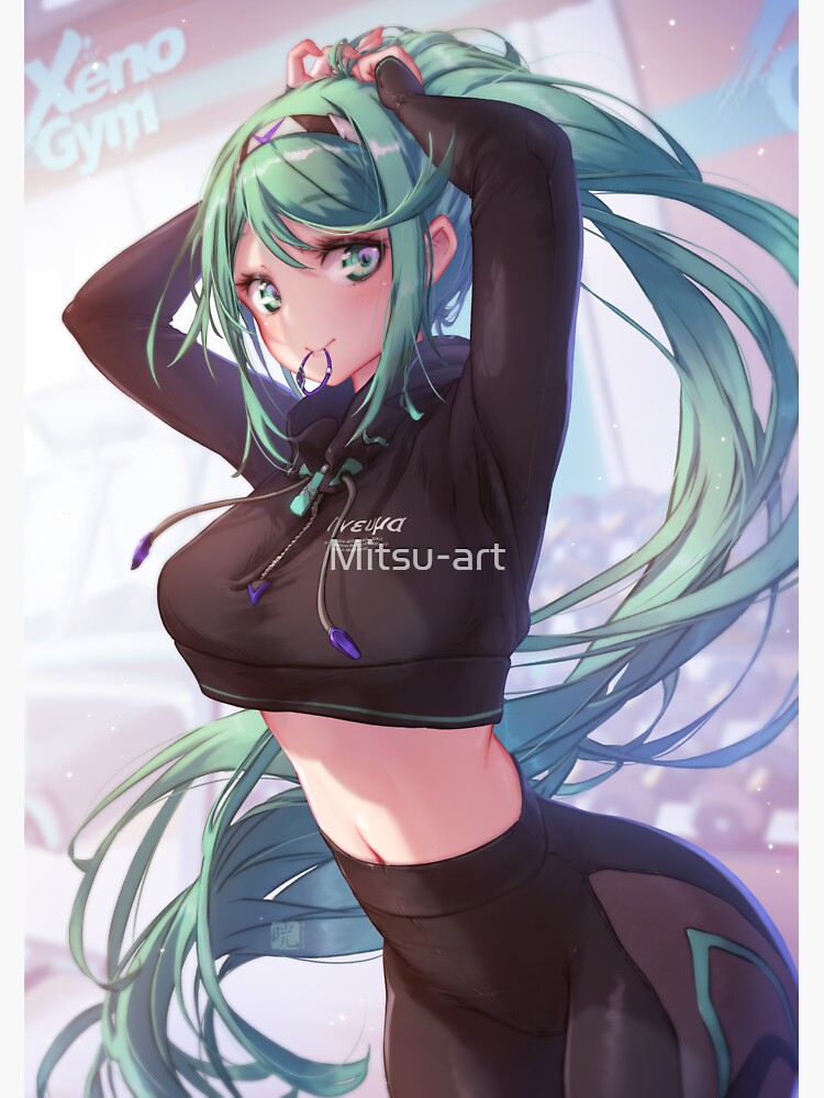Pneuma workout | Xenoblade Girls by Mitsu-art