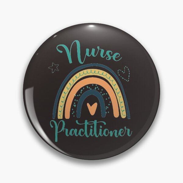 Artikelvorschau, Nurse Practitioner Rainbow (v4) entworfen und verkauft von DebbisPalette.