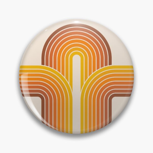 Item preview, Triple retro arches in yellow and orange designed and sold by BattaAnastasia.