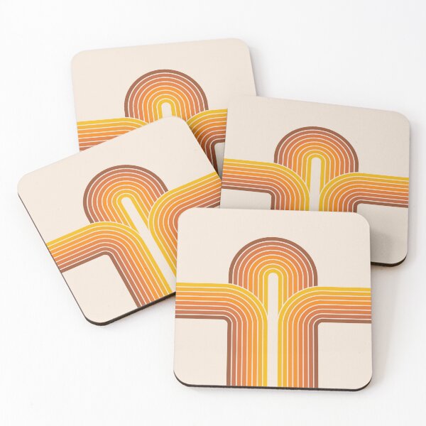 Item preview, Triple retro arches in yellow and orange designed and sold by BattaAnastasia.