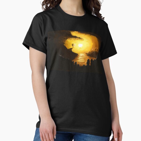 Light of the Golden Tree breaks through the clouds Classic T-Shirt