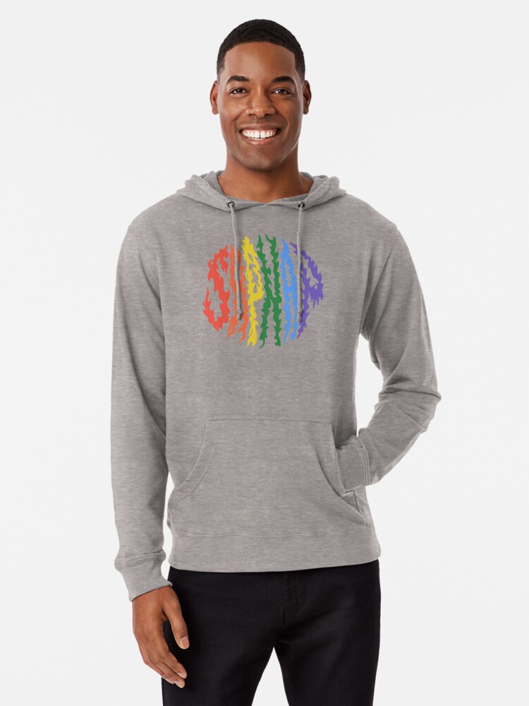 Sapnap Rainbow Flame Name | Pullover Hoodie