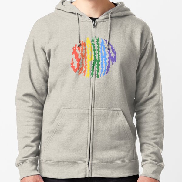 Sapnap Rainbow Flame Name | Pullover Hoodie