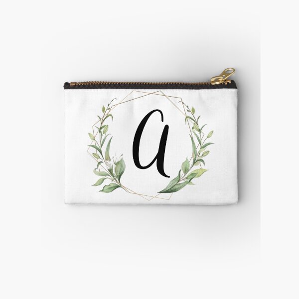Item preview, Golden frame monogram with laurels letter A designed and sold by JustSeasons.