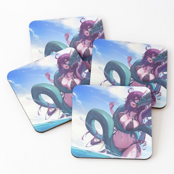 Item preview, Monster girl at the beach designed and sold by Mitsu-art.