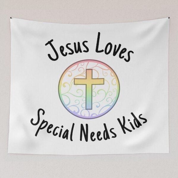 Item preview, Jesus Loves Special Needs Kids designed and sold by MoCraftsCo.