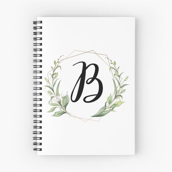 Item preview, Golden frame monogram with laurels letter B designed and sold by JustSeasons.