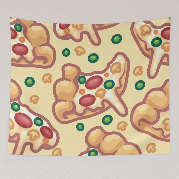 Item preview, Cheesy Pizza Pattern Graphic designed and sold by Legendary  Status.
