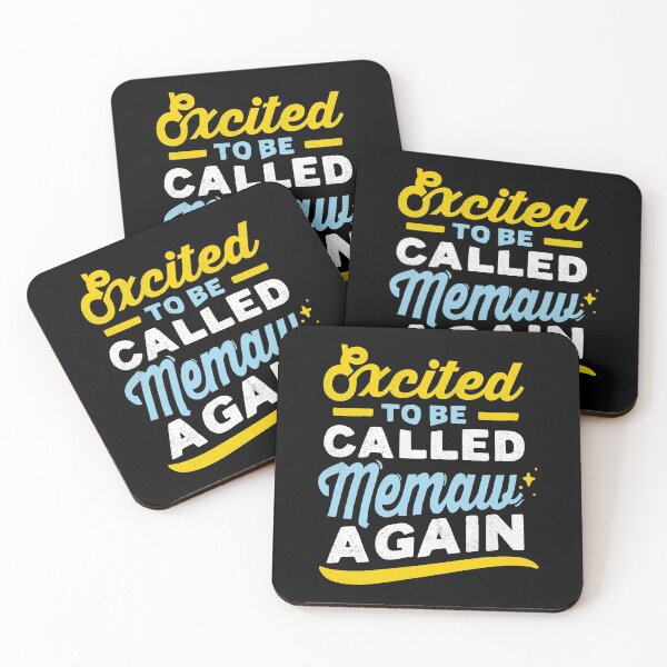 Item preview, Excited to be Called Meemaw Again, Cute grandma Graphic designed and sold by ramenrose.