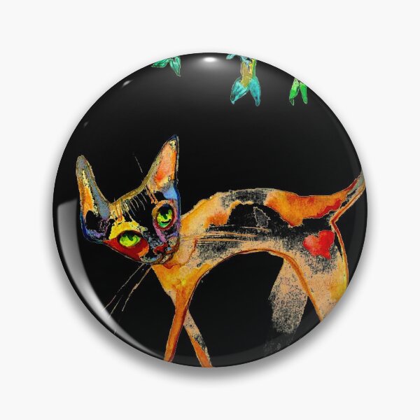 Item preview, Funny skinny funny cat with fish. designed and sold by Elena Reutova.