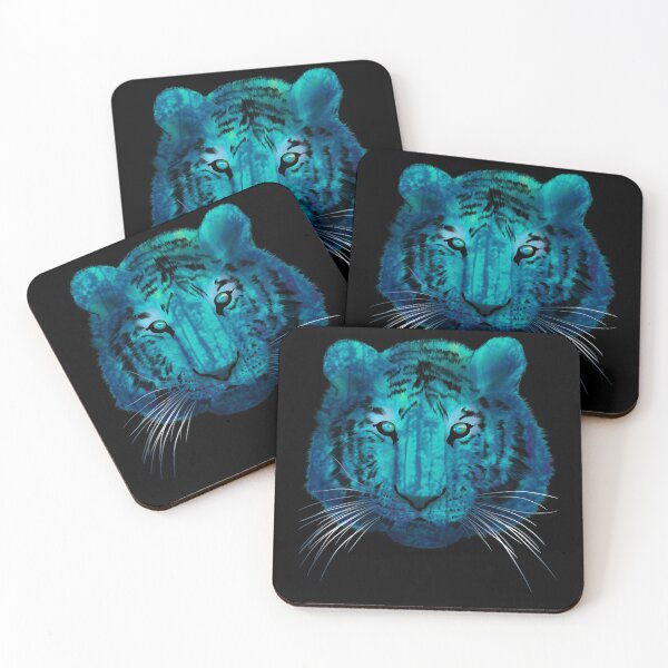 Item preview, Blue Forest Tiger designed and sold by Fantasyhaze.