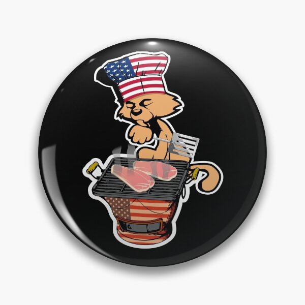 Item preview, 4th Of July Cat Grilling Bbq Patriotic Griller Barbecue Cat designed and sold by 2MDesign.