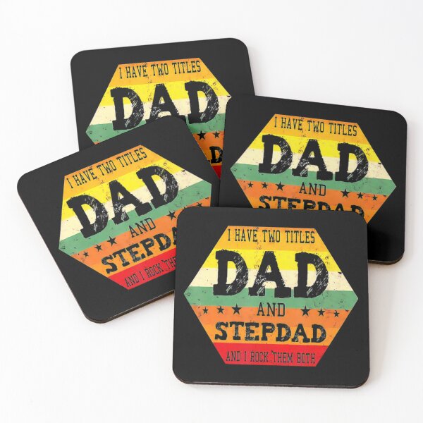 Item preview, Best Dad and Stepdad Shirt Cute Fathers Day Gift from Wife designed and sold by sherriwester.