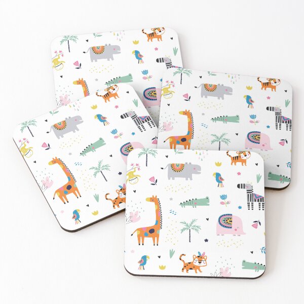Item preview, Cute jungle animals designed and sold by zeke2usher.