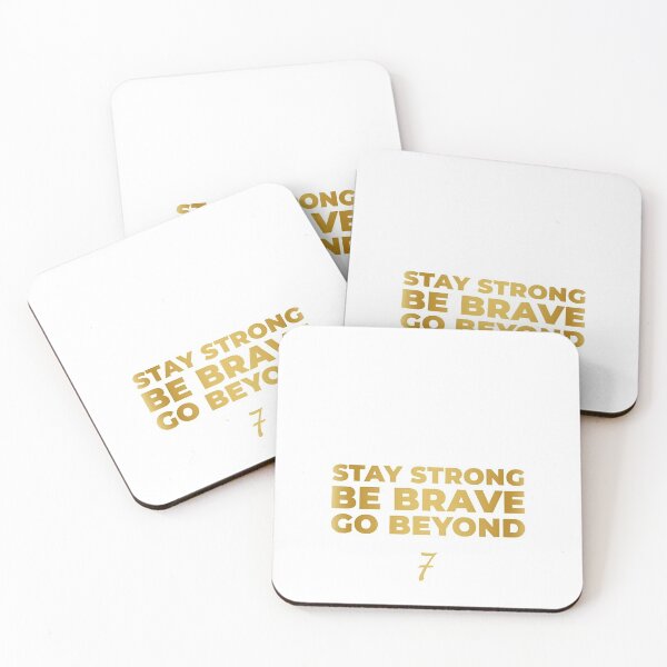 Item preview, Stay Strong, Be Brave, Go Beyond (Gold Edition) iPhone Case & Cover| Cr7 gift designed and sold by cr7phonecase.