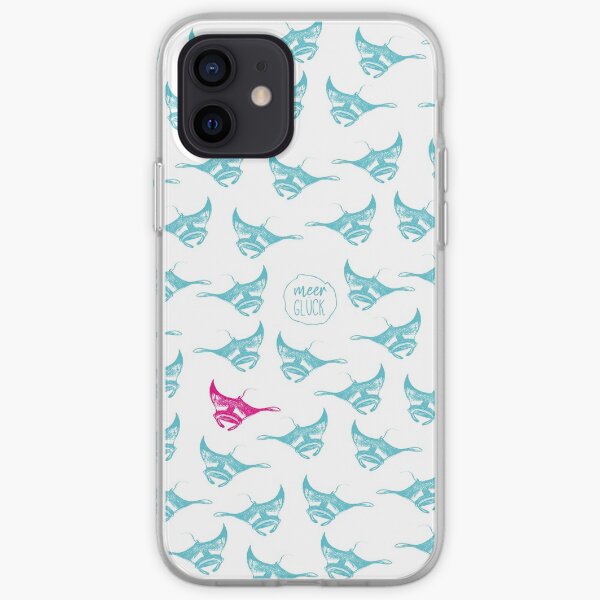 Manta Mania white iPhone Flexible Hülle